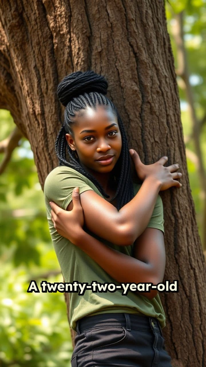 Kenyan Woman Hugs Tree for World Record