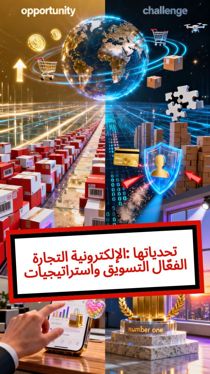 التجارة الإلكترونية: تحدياتها واستراتيجيات التسويق الفعّال