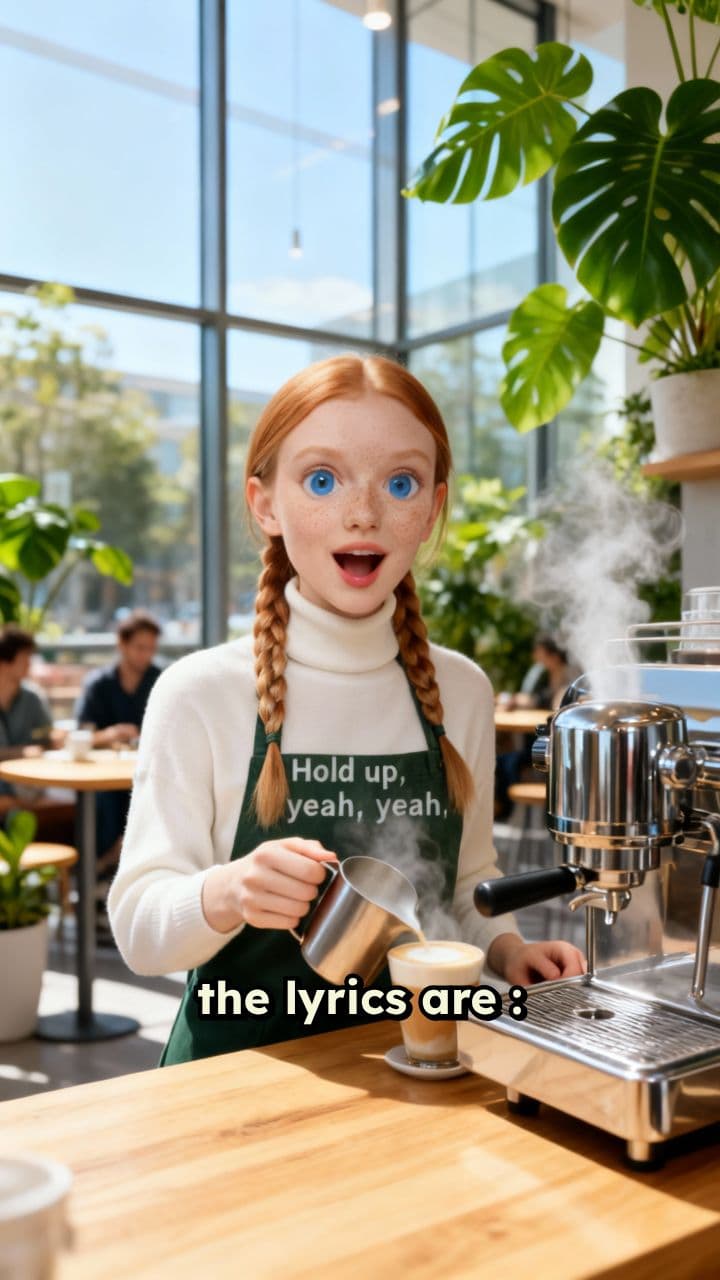 Barista Raps While Making Latte