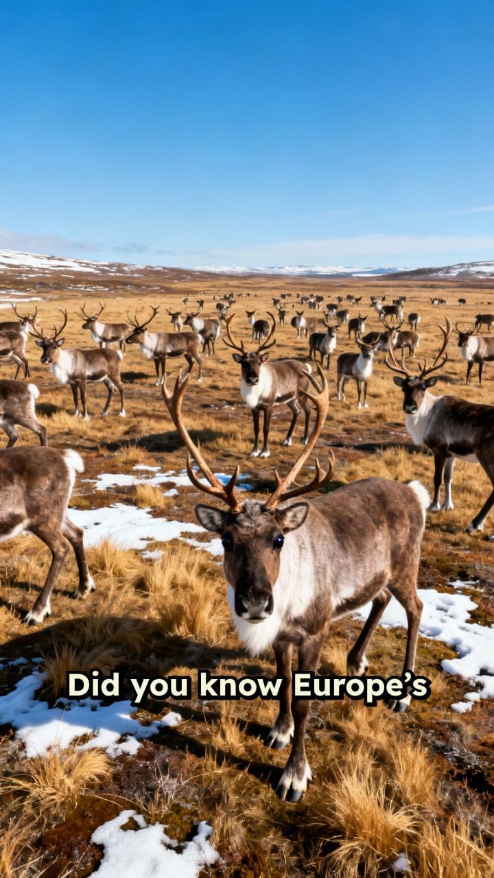Wild Reindeer of Norway's Wilderness