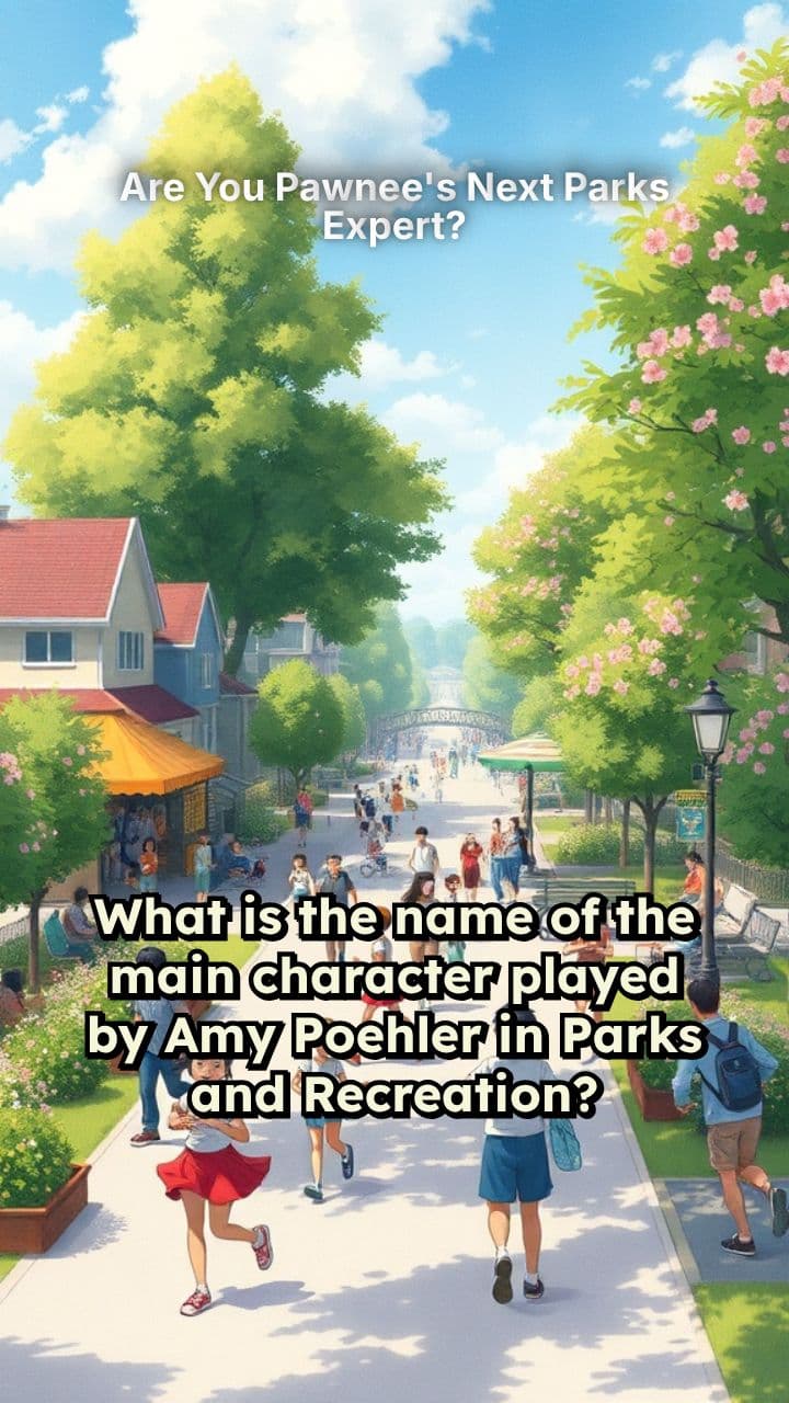 Are You Pawnee's Next Parks Expert?