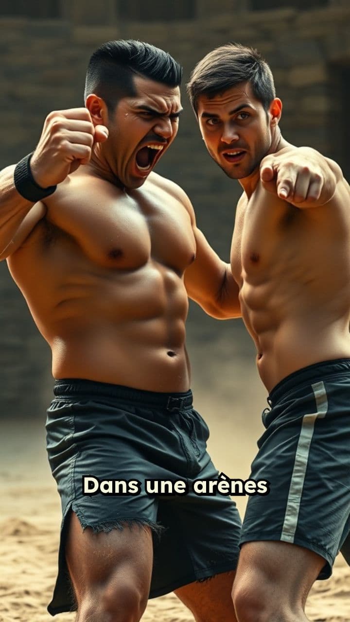 Combat inattendu dans l'arène