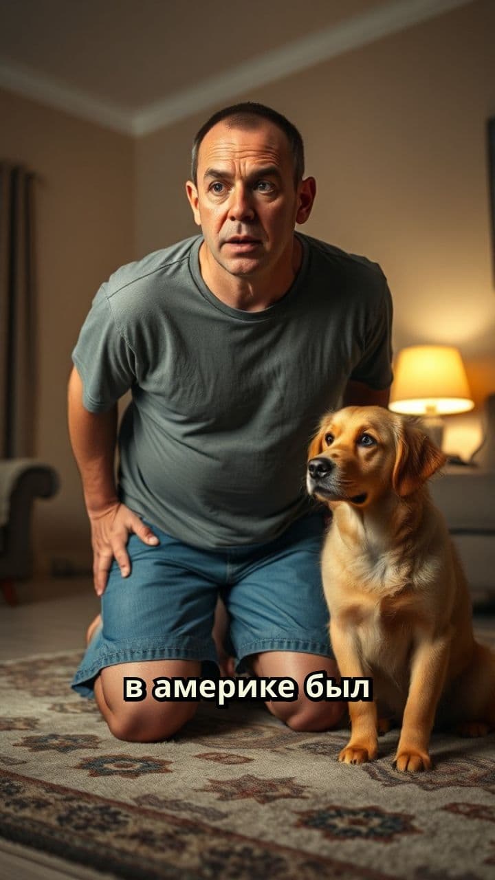 Неудачная шутка с собакой