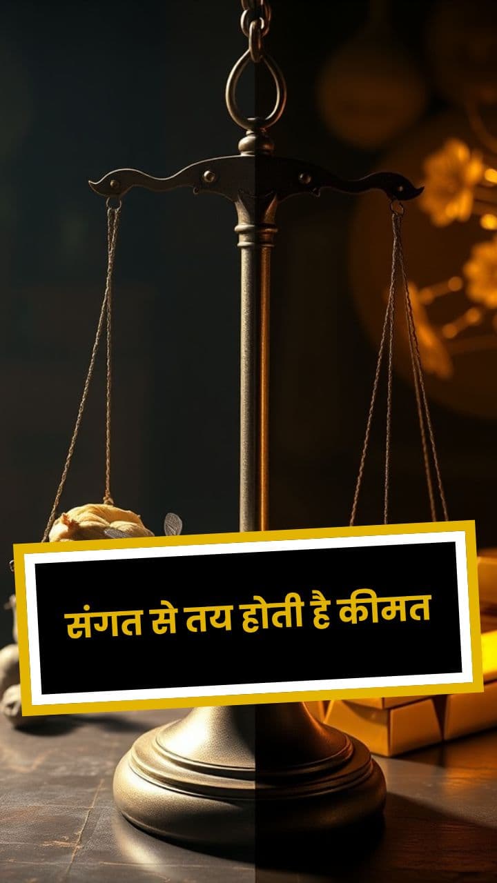 संगत से तय होती है कीमत