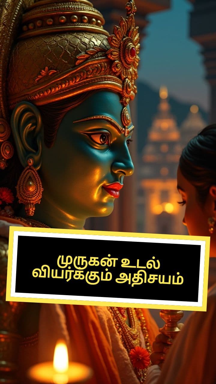 முருகன் உடல் வியர்க்கும் அதிசயம்