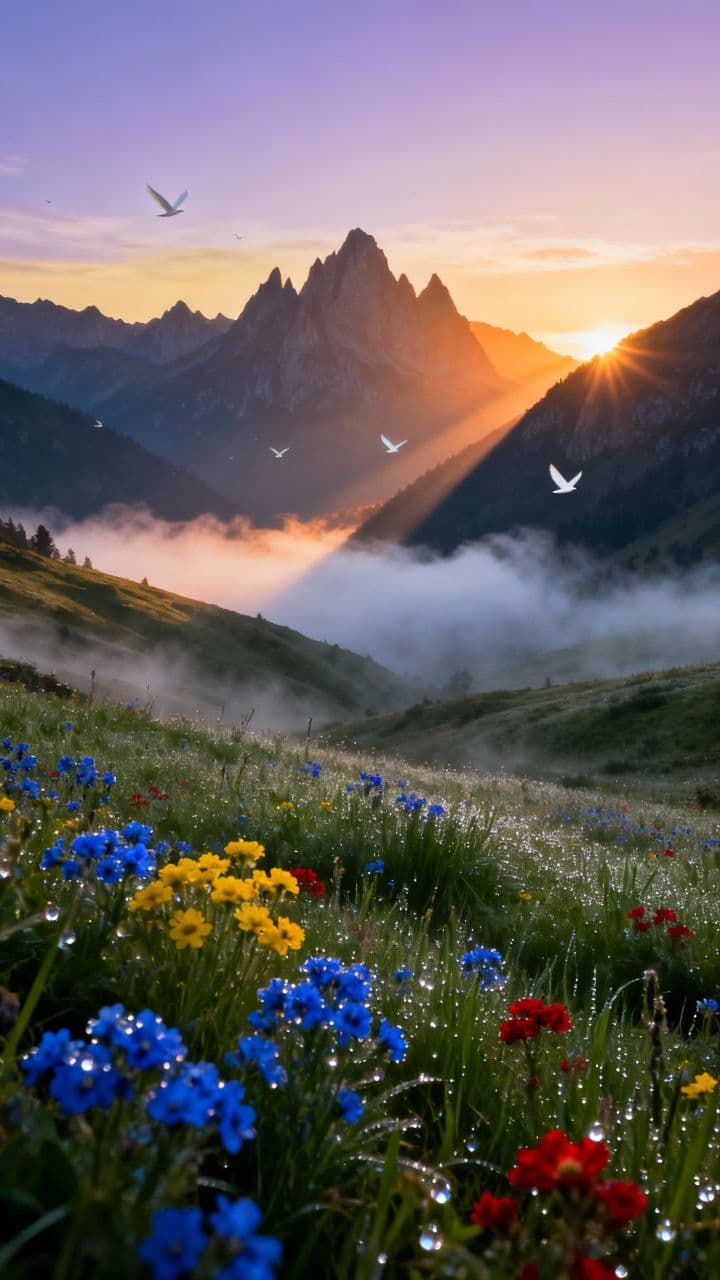 Sunset Signs and Lotus Bloom