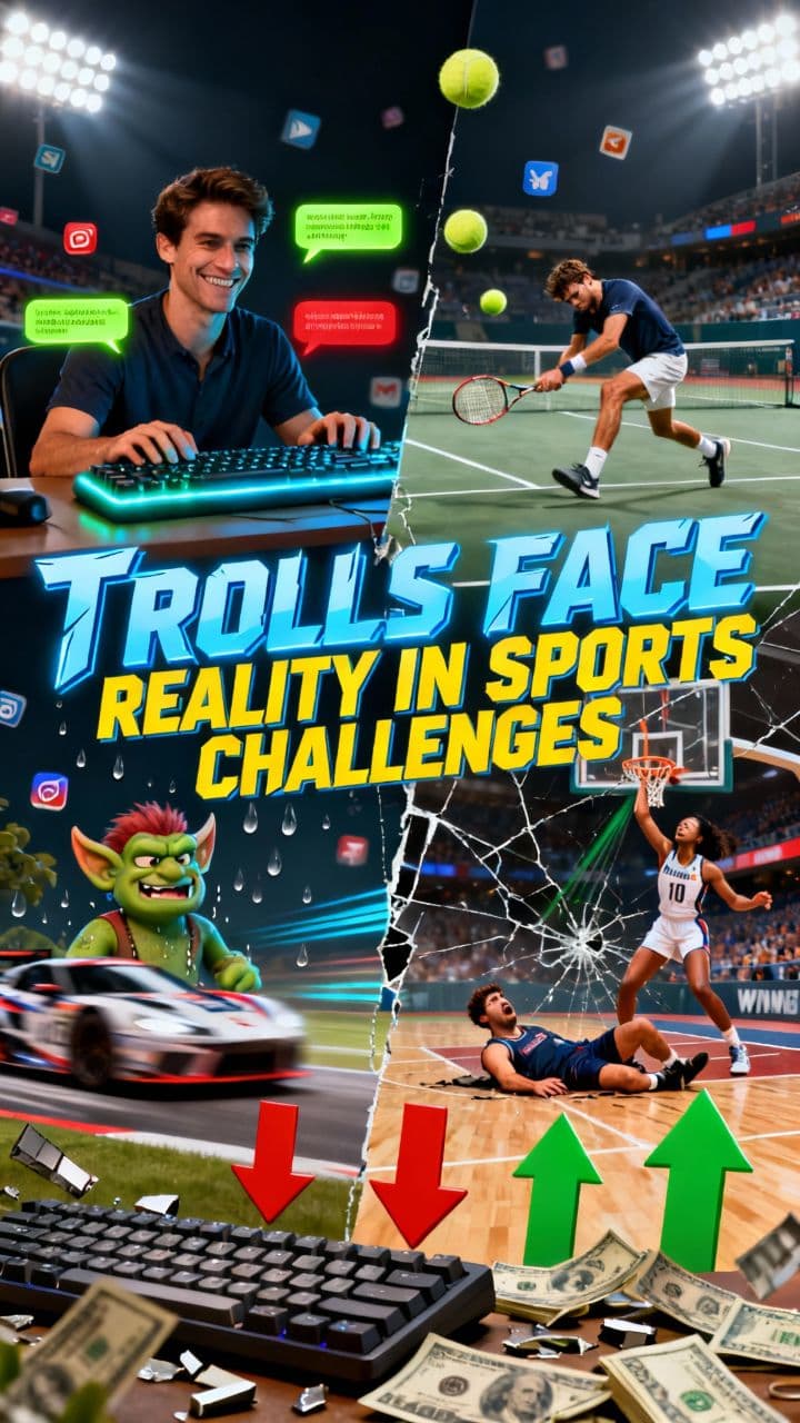 Trolls Face Reality in Sports Challenges