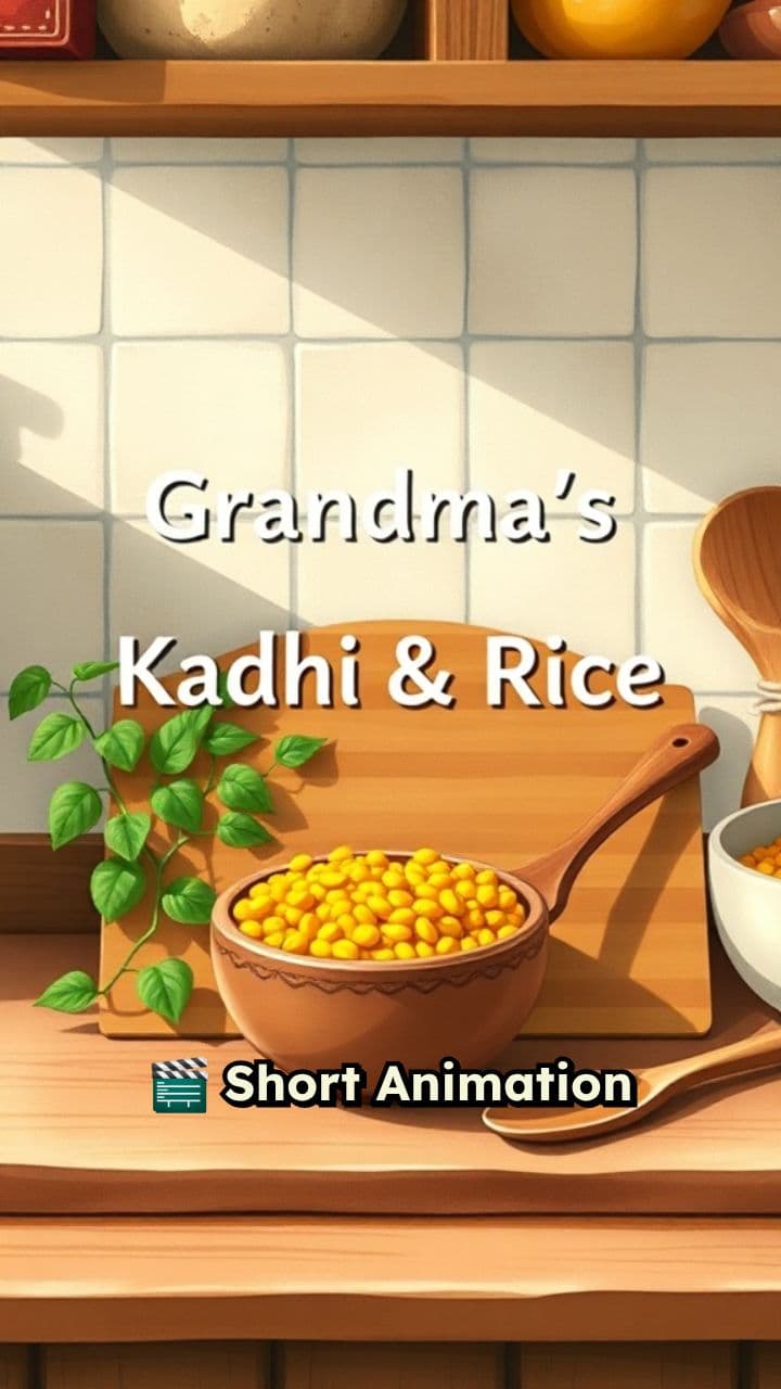 Grandma's Kadhi and Rice Delight