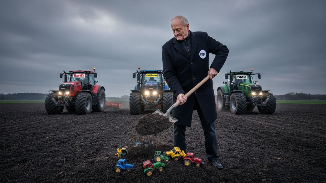 Strukturbeerdigung der kleinen Höfe