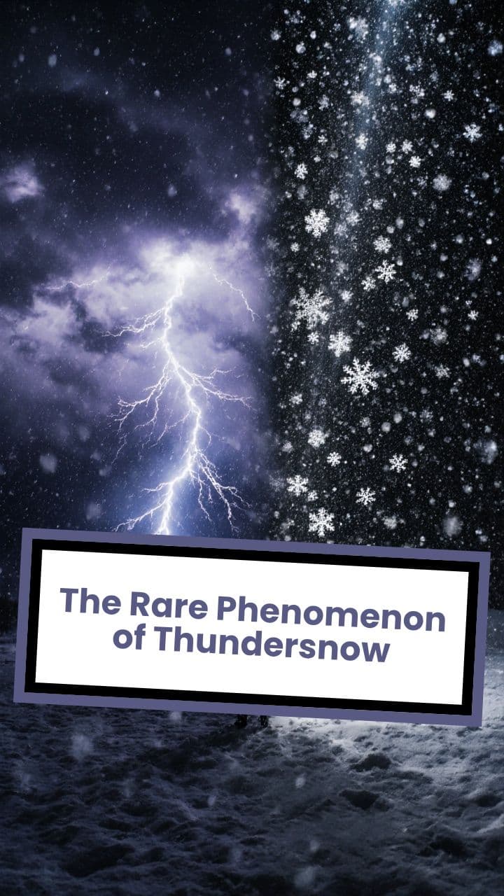 The Rare Phenomenon of Thundersnow