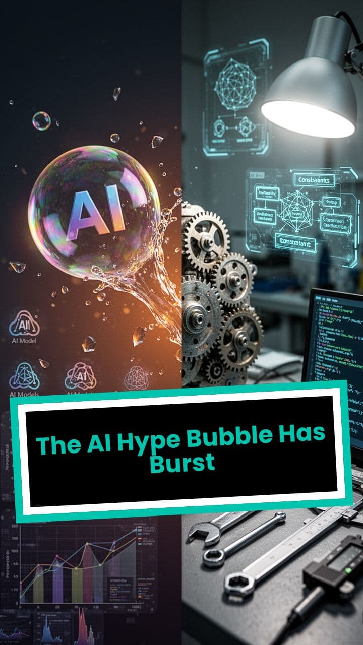 The AI Hype Bubble Has Burst
