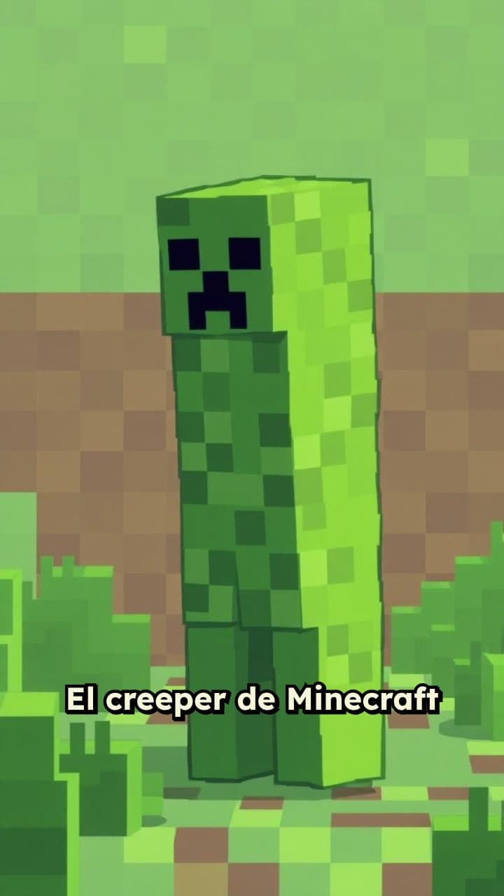 El origen del creeper en Minecraft