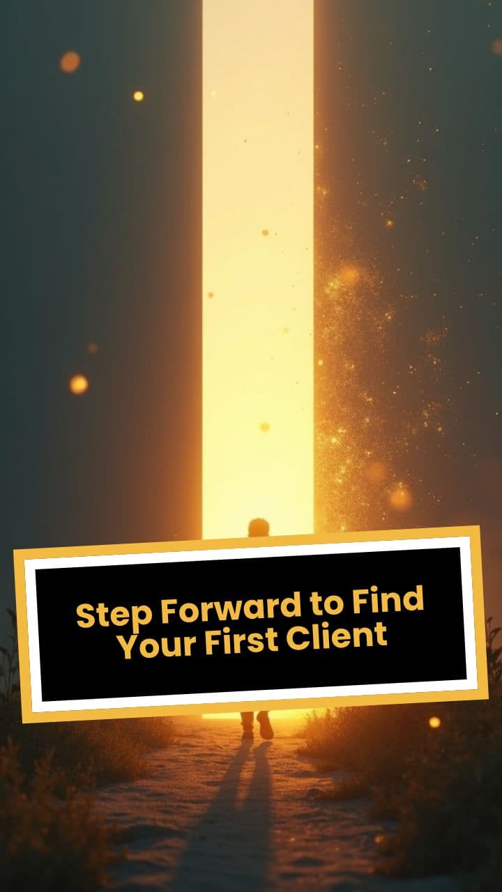 Step Forward to Find Your First Client