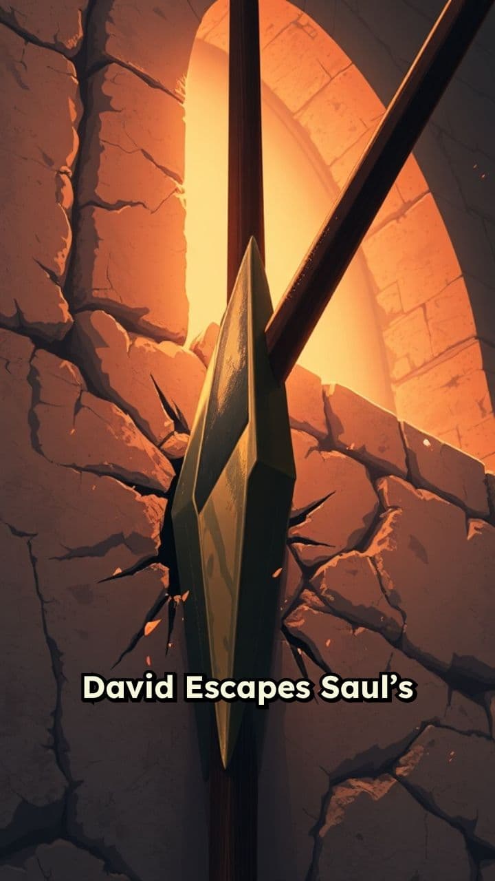 David's Narrow Escape from Saul