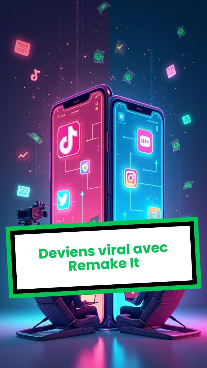 Deviens viral avec Remake It