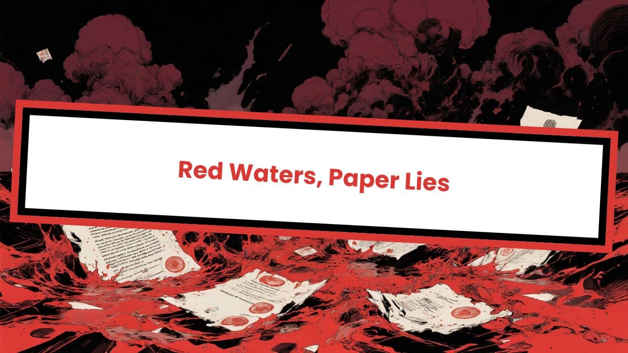Red Waters, Paper Lies