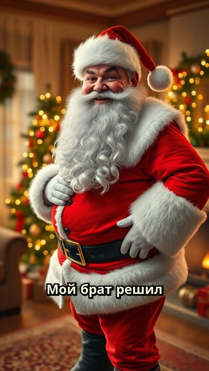 Дед Мороз на пятом этаже