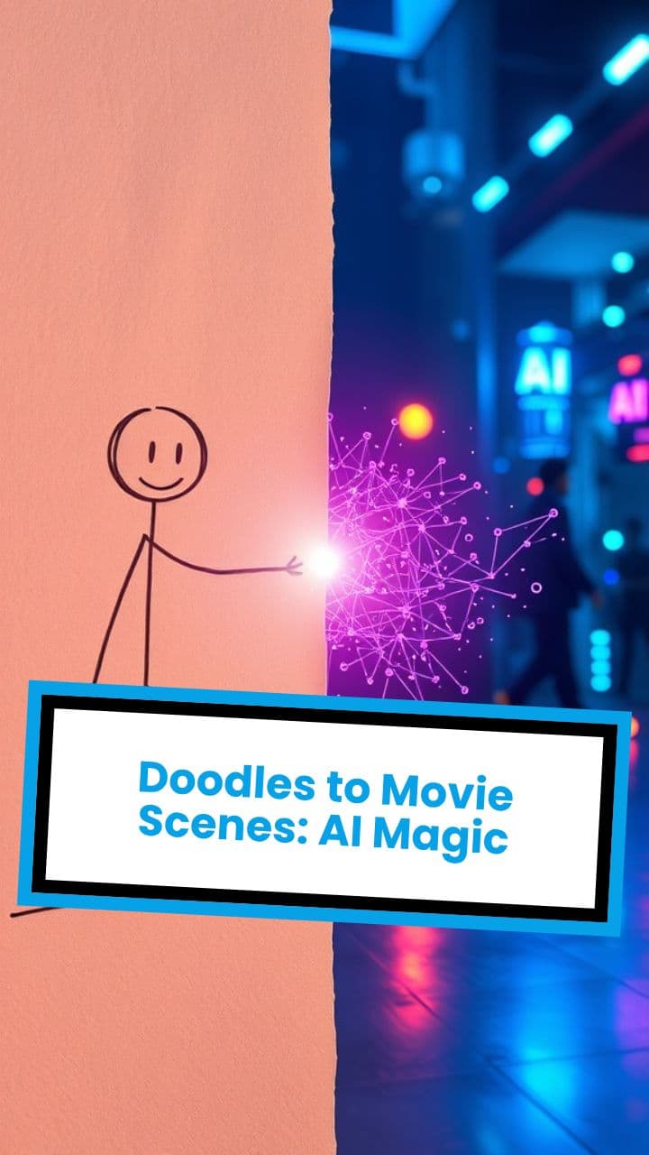Doodles to Movie Scenes: AI Magic
