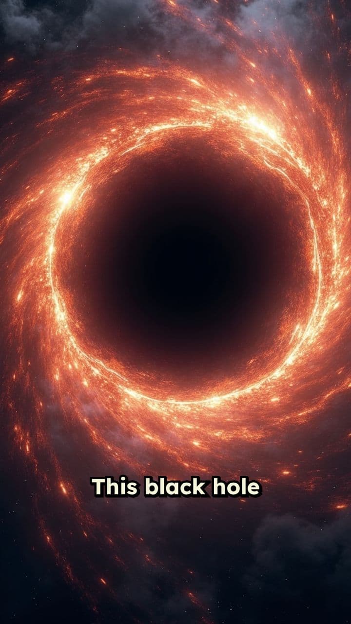 Black Hole's Cosmic Indigestion