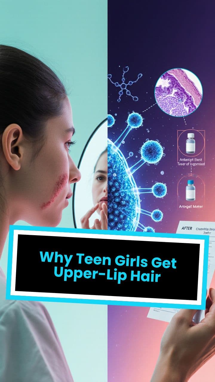 Why Teen Girls Get Upper-Lip Hair