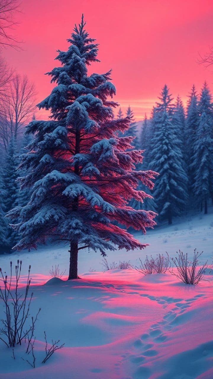 Елочка в лесу