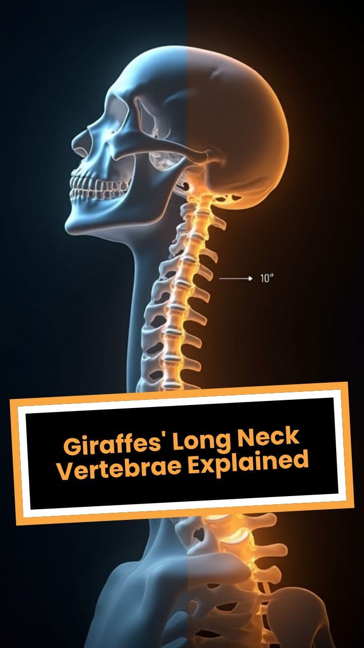 Giraffes' Long Neck Vertebrae Explained