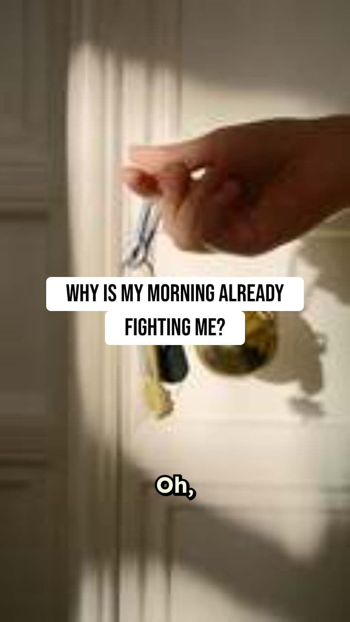 Mini Disasters Before 9AM