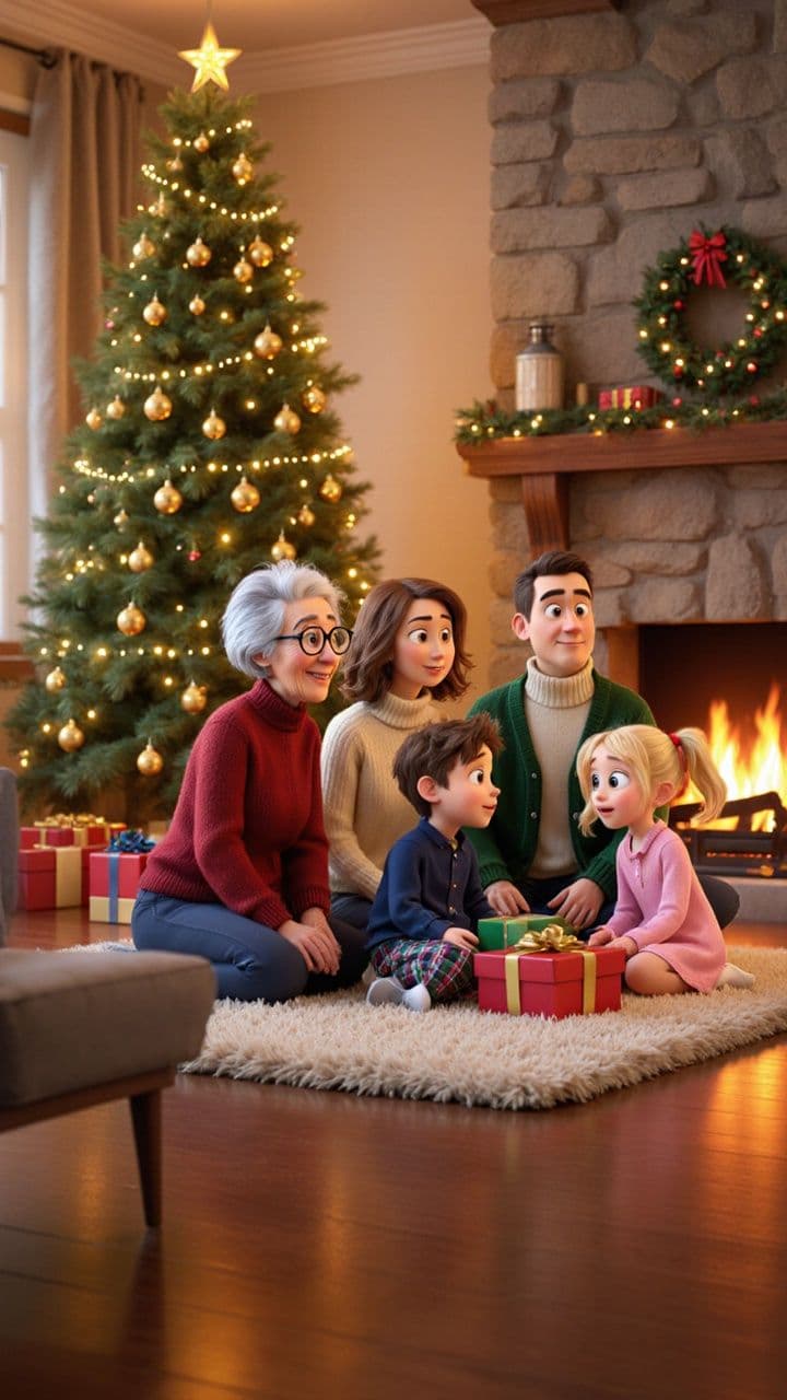 Weihnachtsfreude im Pixar-Stil