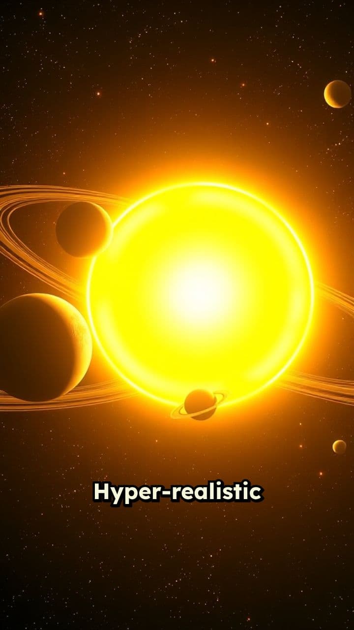 Hyper-Realistic 3D Solar System Animation