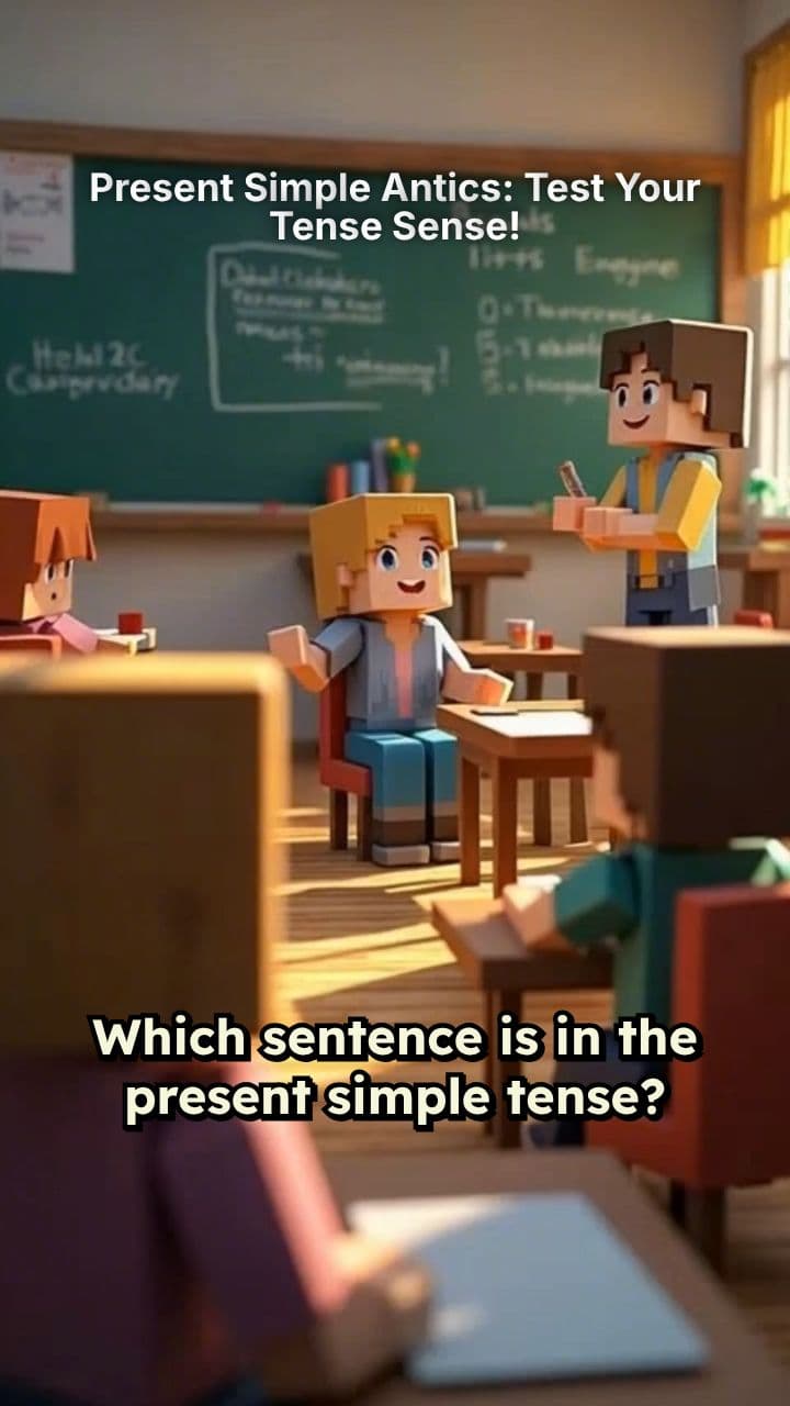 Present Simple Antics: Test Your Tense Sense!