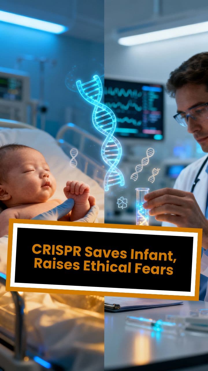 CRISPR Saves Infant, Raises Ethical Fears