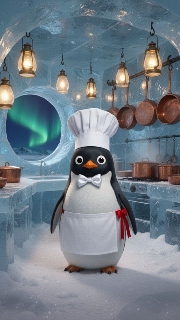 Penguin Chef Saves the Day