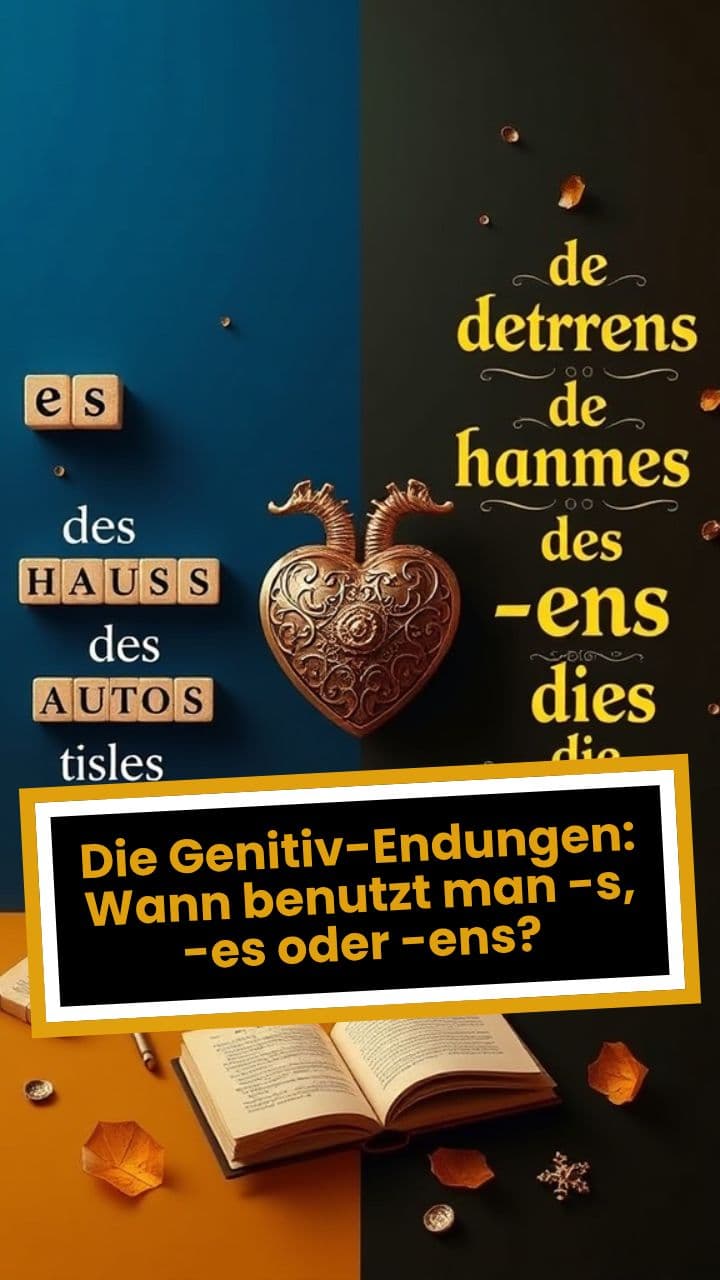 Die Genitiv-Endungen: Wann benutzt man -s, -es oder -ens?