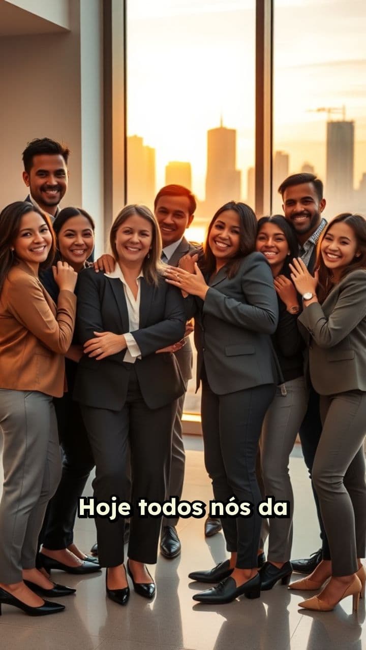 Celebração do Sucesso da Família Porecatú