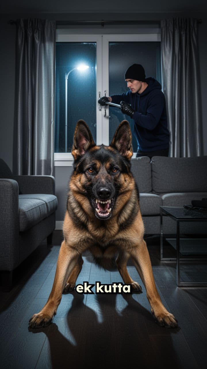 वफादार कुत्ता और घर की सुरक्षा