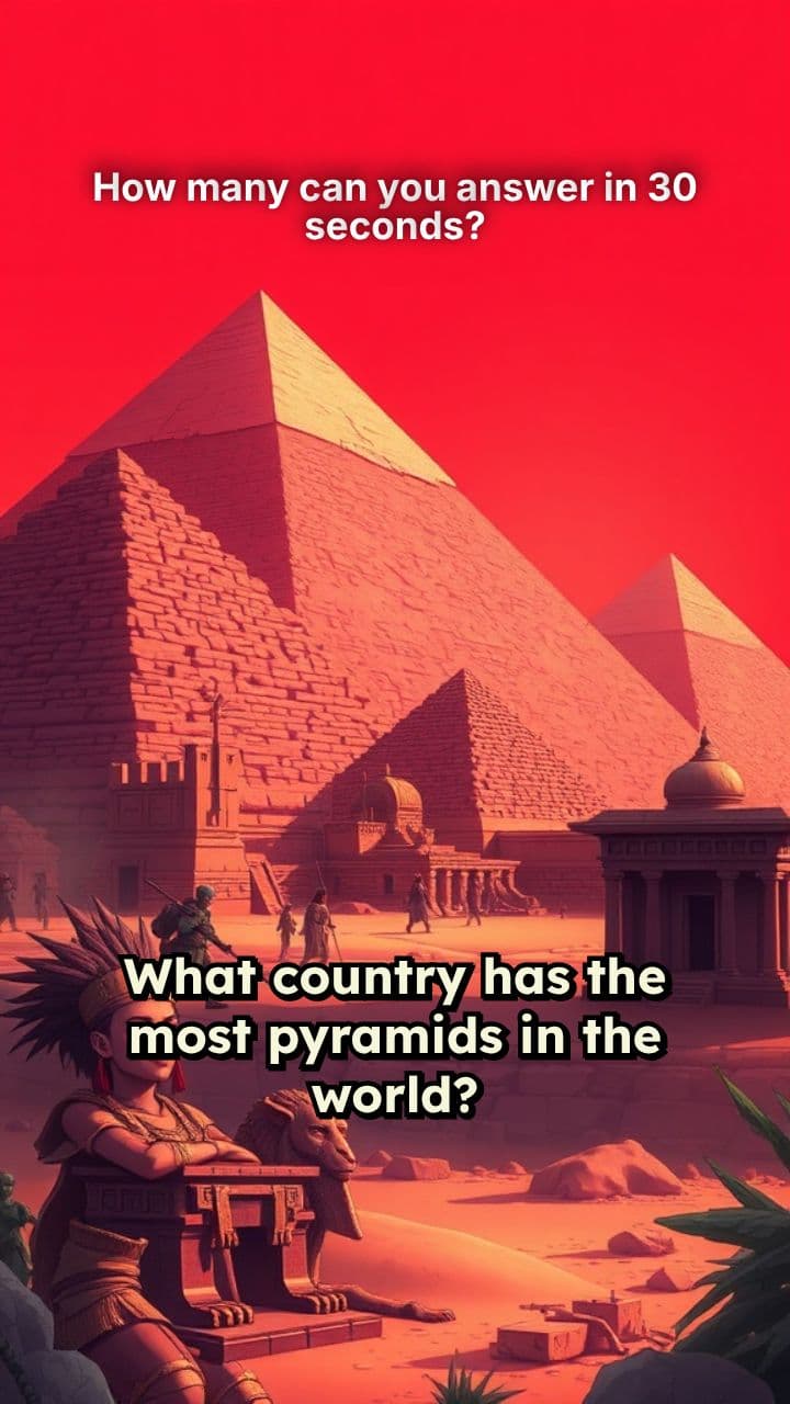 How many can you answer in 30 seconds?