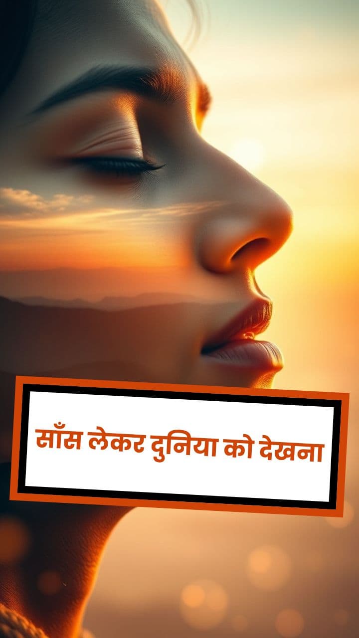 साँस लेकर दुनिया को देखना