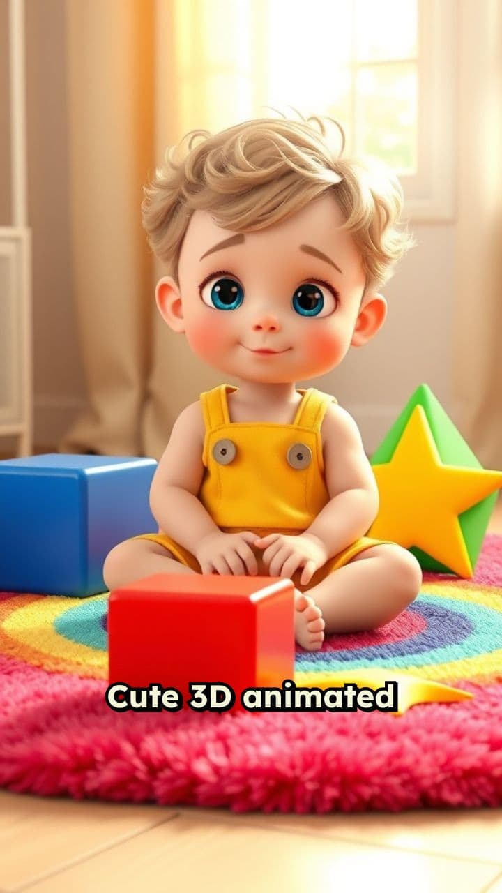 Colorful Toddler's Fun Learning Adventure