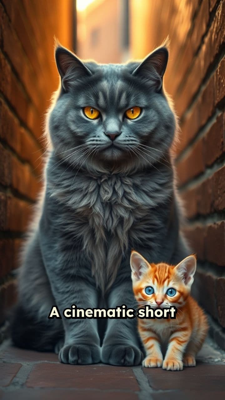 Dad Cat vs. the Vacuum Monster