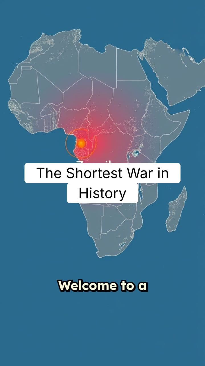 The Anglo-Zanzibar War: The Shortest War in History