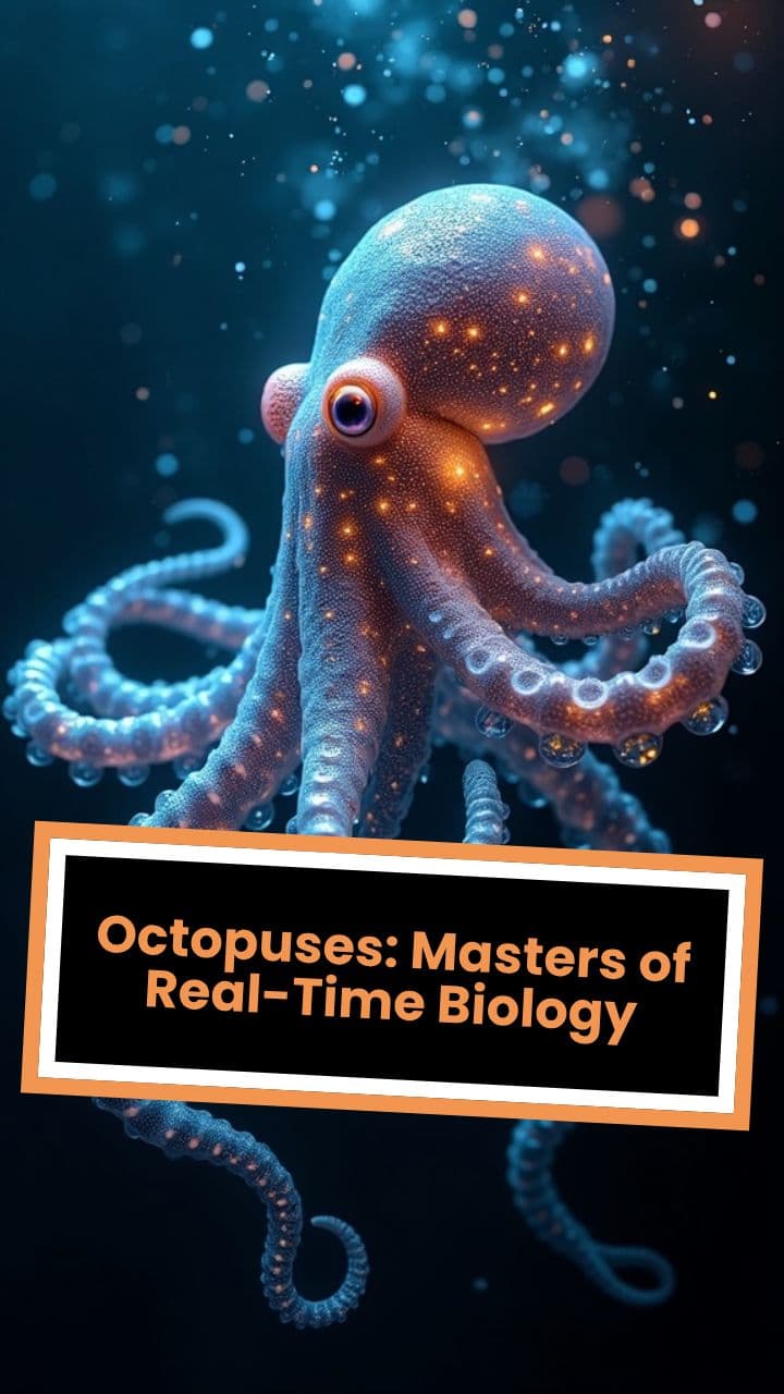 Octopuses: Masters of Real-Time Biology