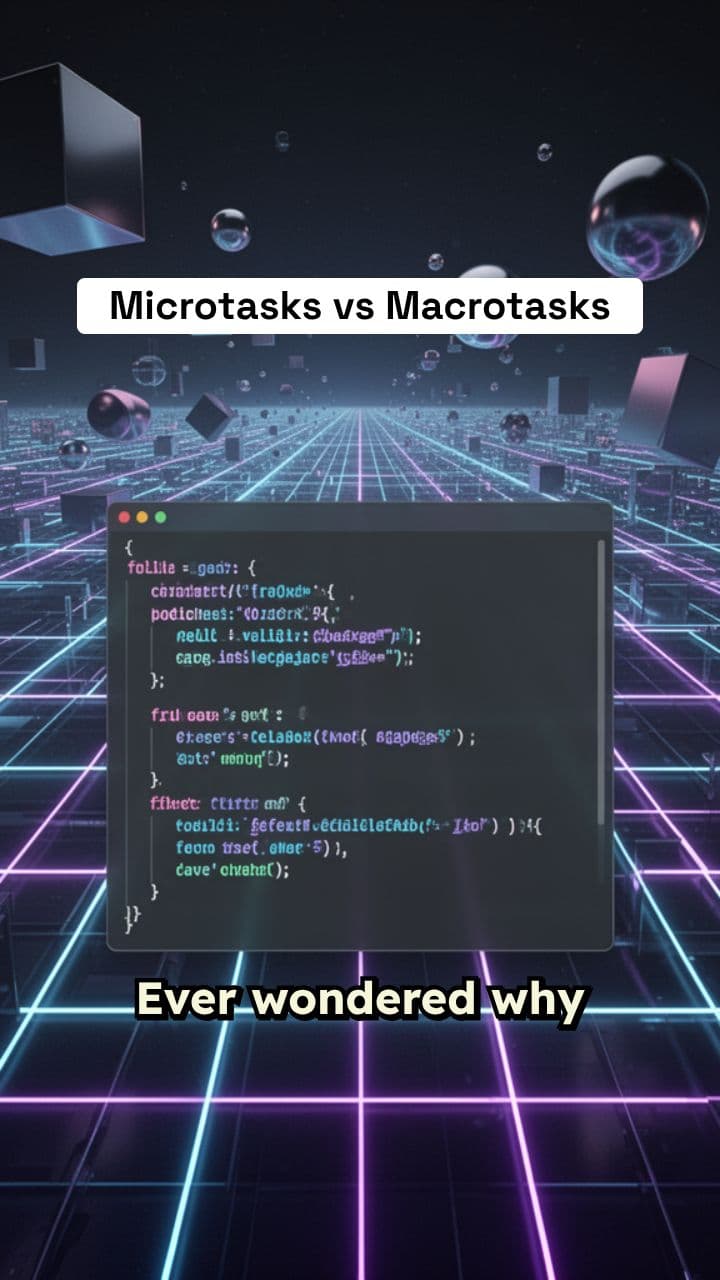 JavaScript Event Loop: Microtasks vs Macrotasks