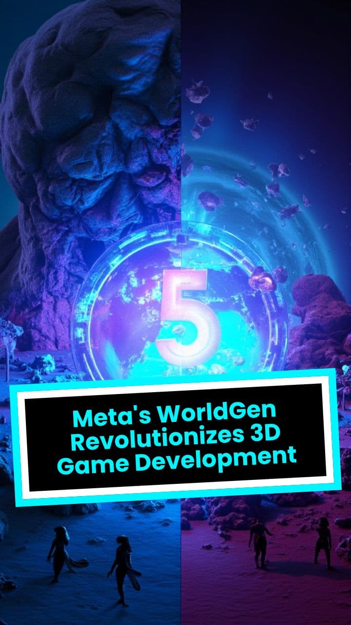 Meta's WorldGen Revolutionizes 3D Game Development