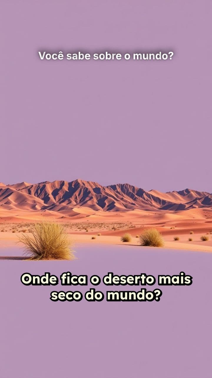 Você sabe sobre o mundo?