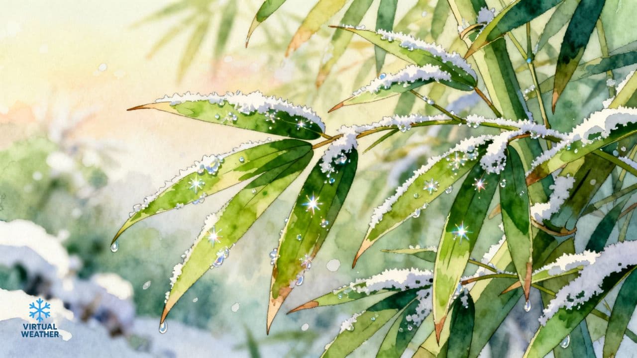 Winter's Gentle Embrace: A Ghibli Village Tale