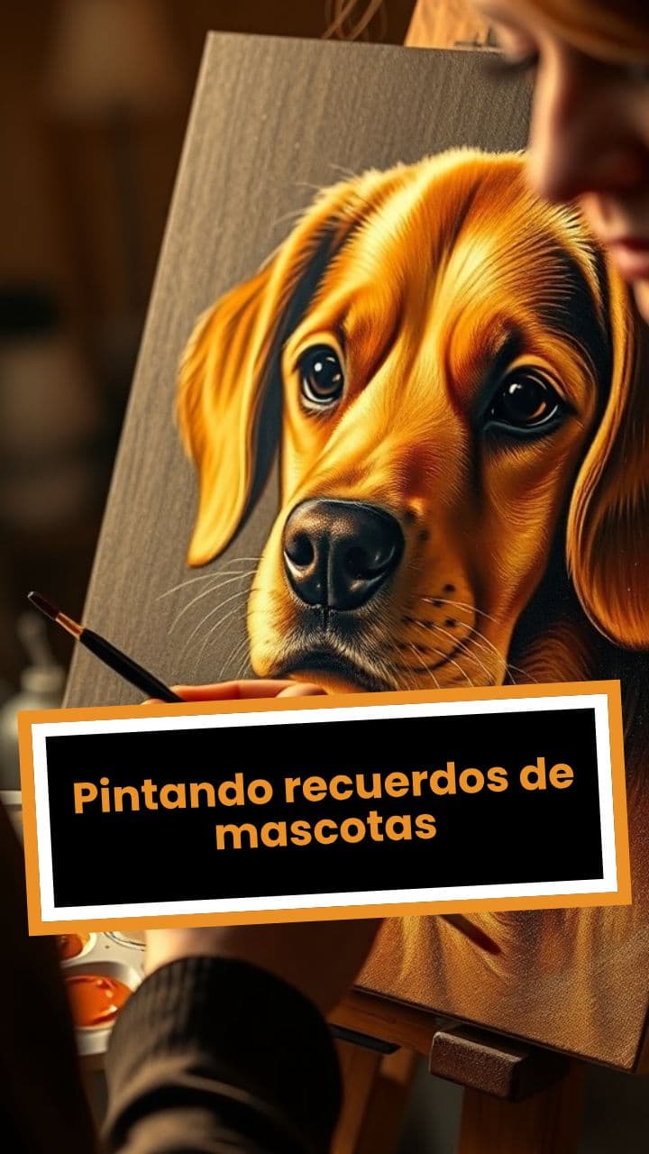 Pintando recuerdos de mascotas