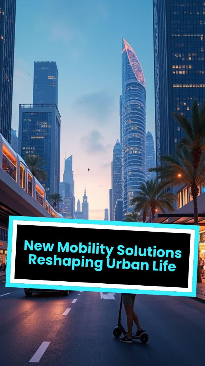 New Mobility Solutions Reshaping Urban Life