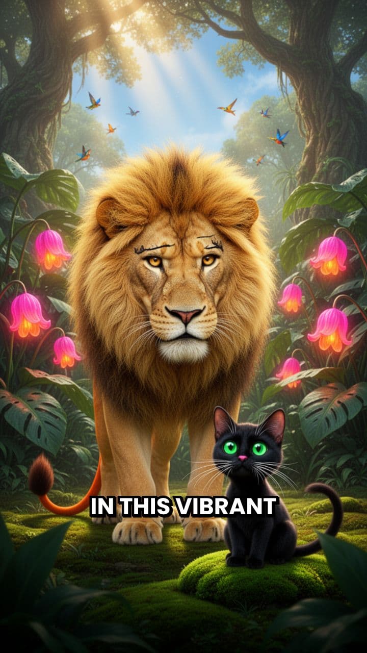 The Lion and the Tiny Guest