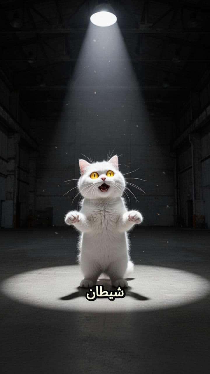 القطة المسكونة