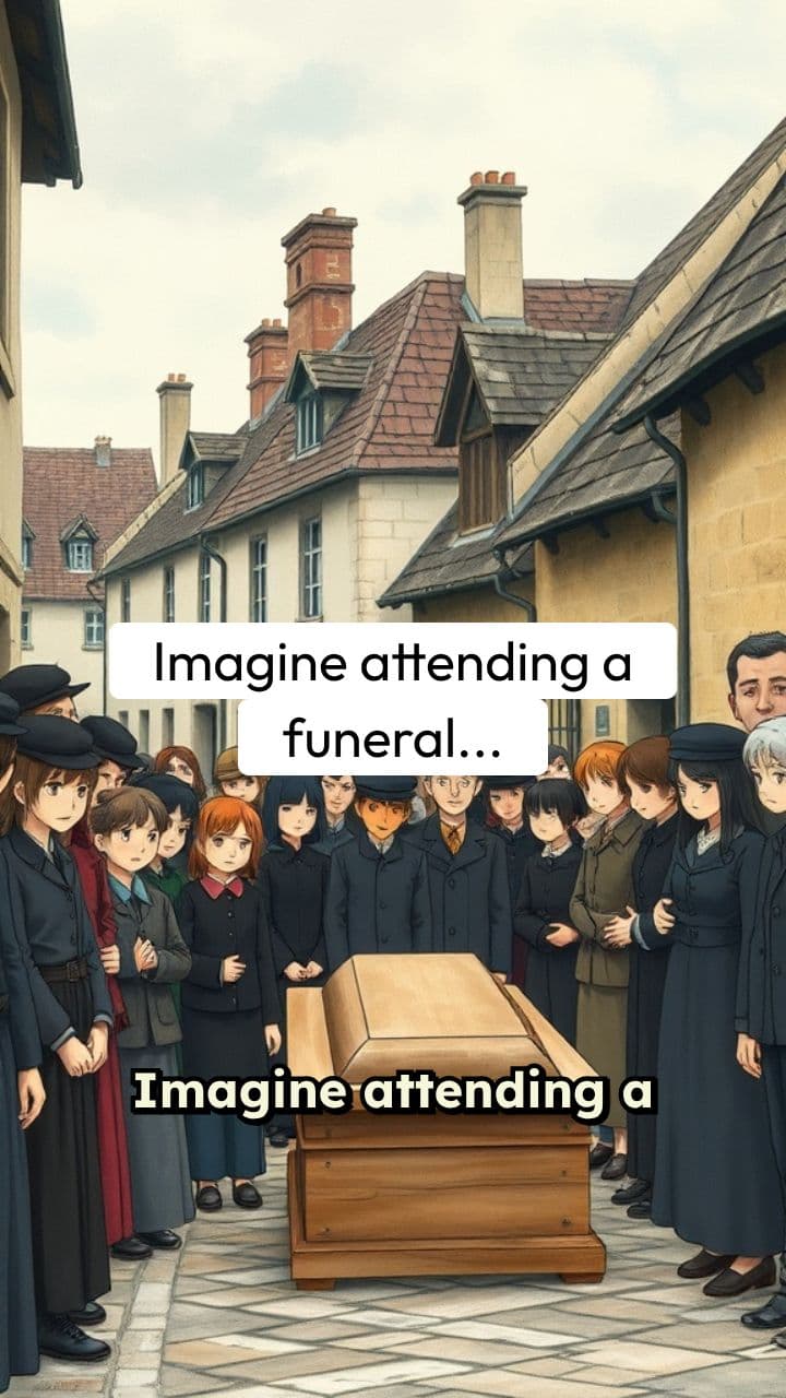 The Woman Who Attended Her Own Funeral